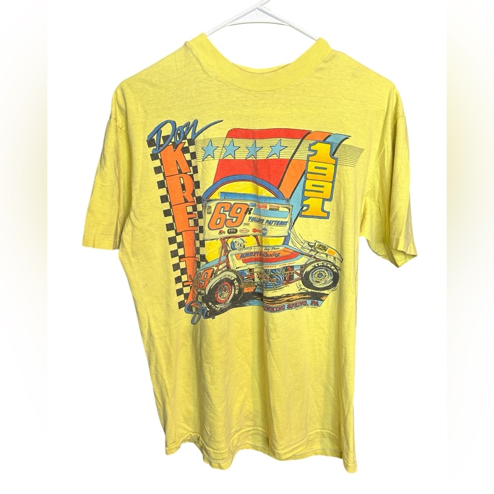 Vintage Rare 1991 Don Krietz Sprint Car Tee Shirt